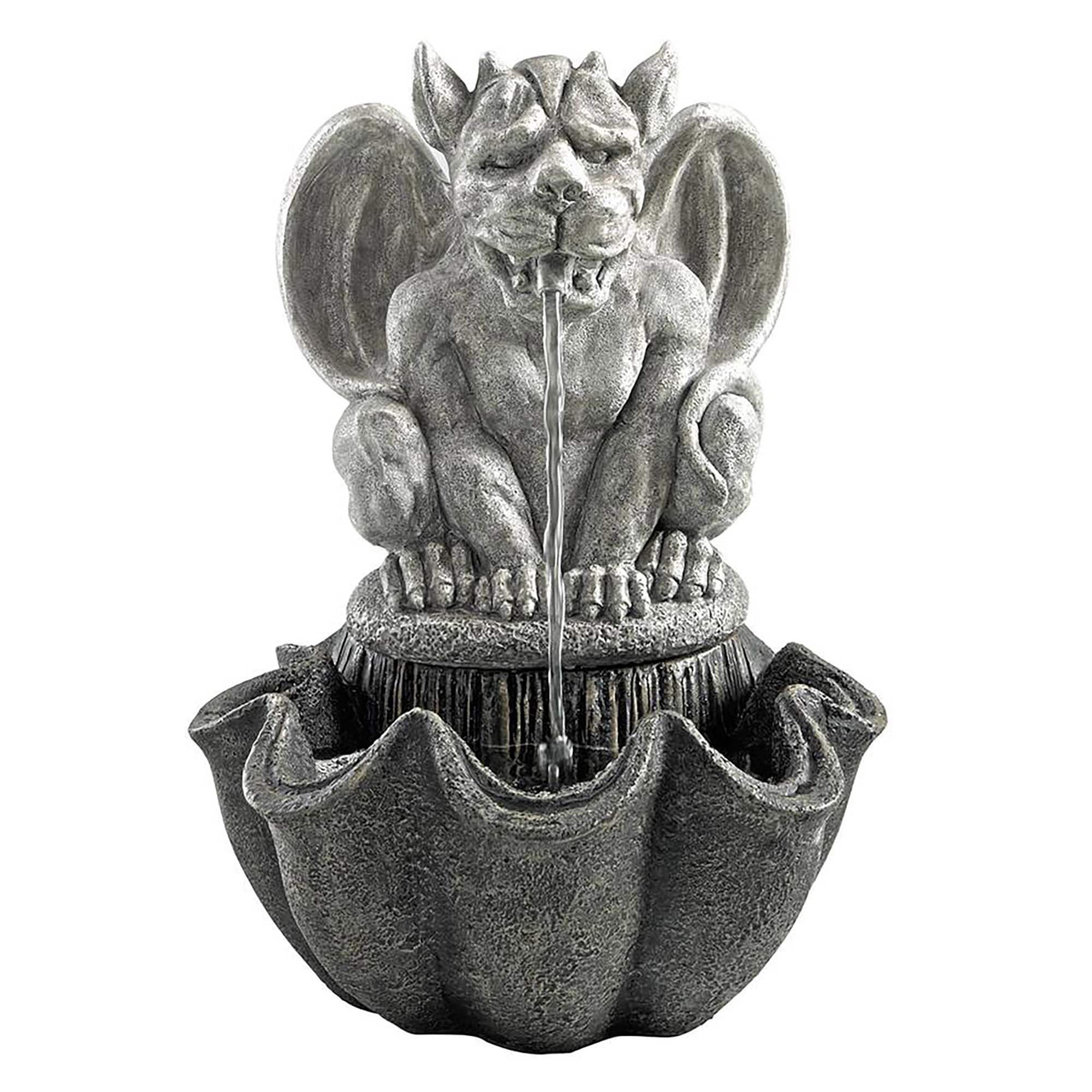 Design Toscano Cedric the Squirt Gothic Gargoyle Fountain